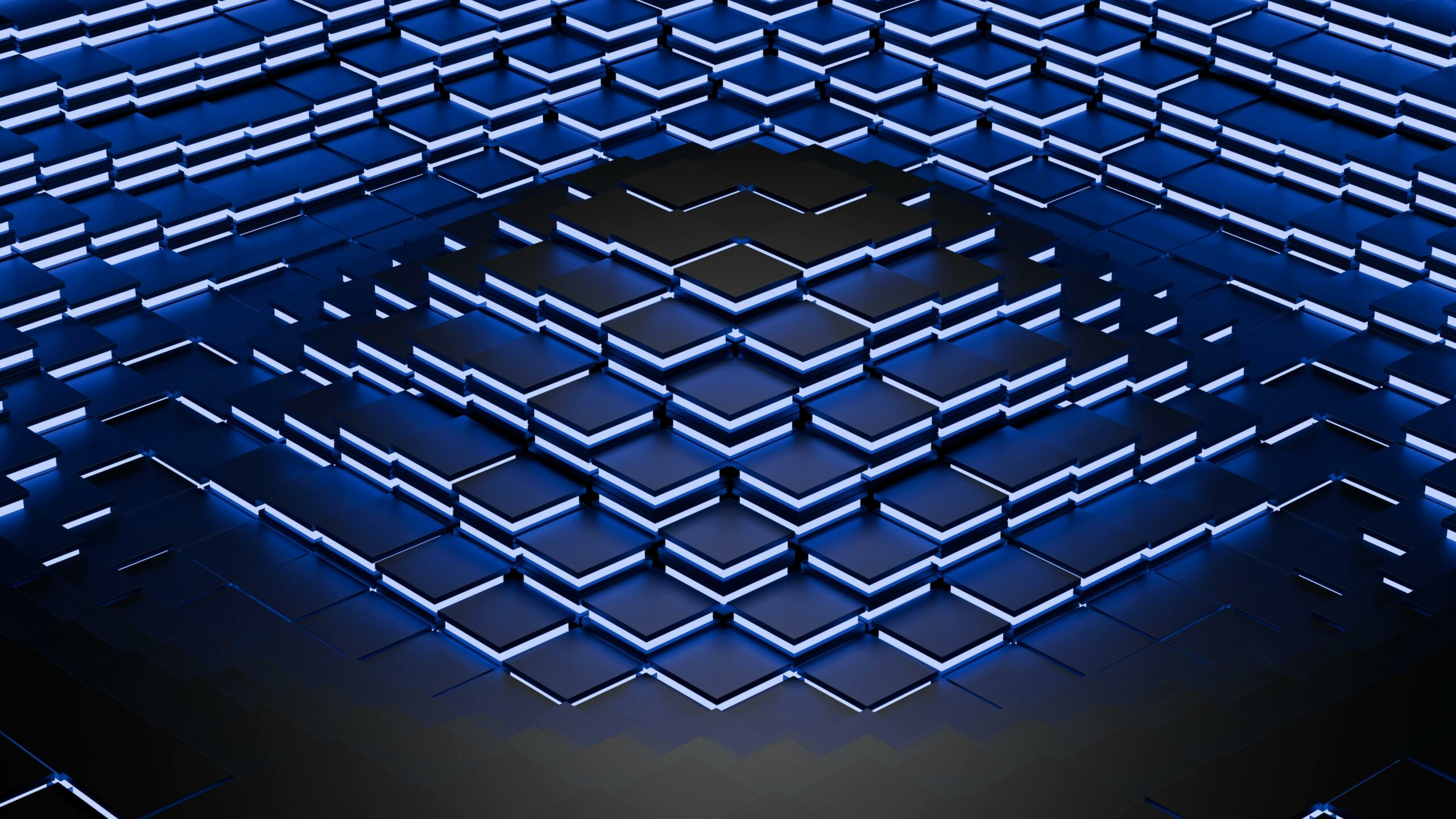 square pattern banner