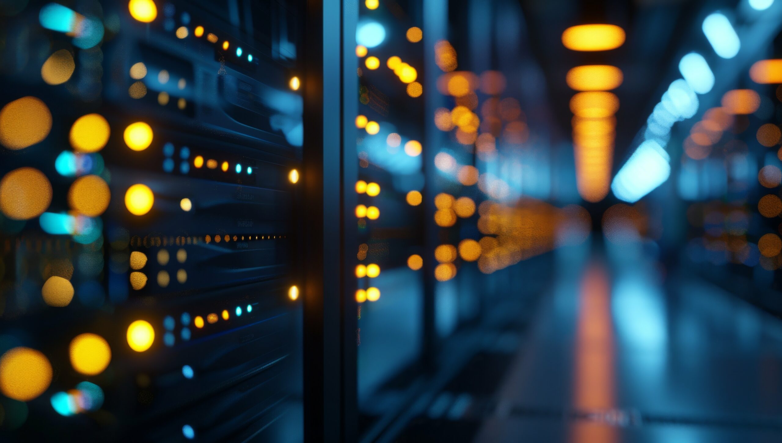 Picture of inside of datacenter