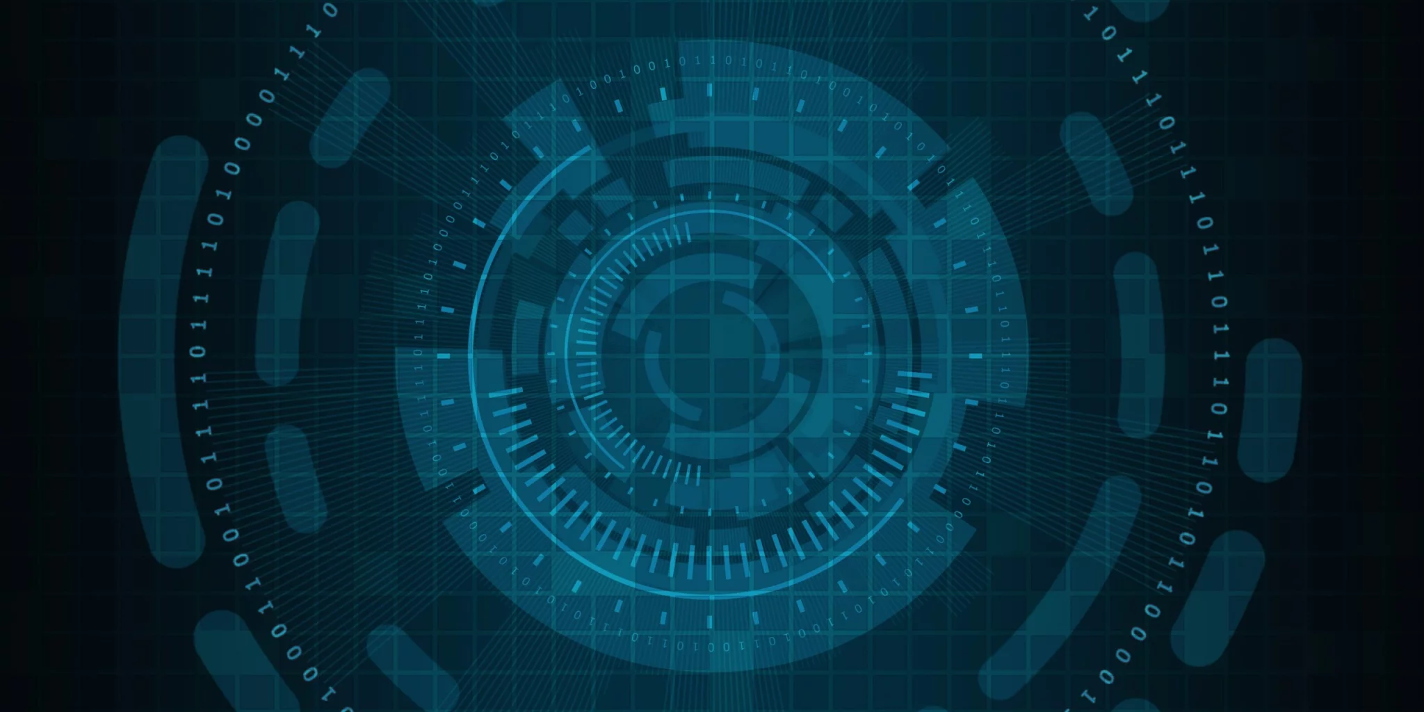 Banner image with circles